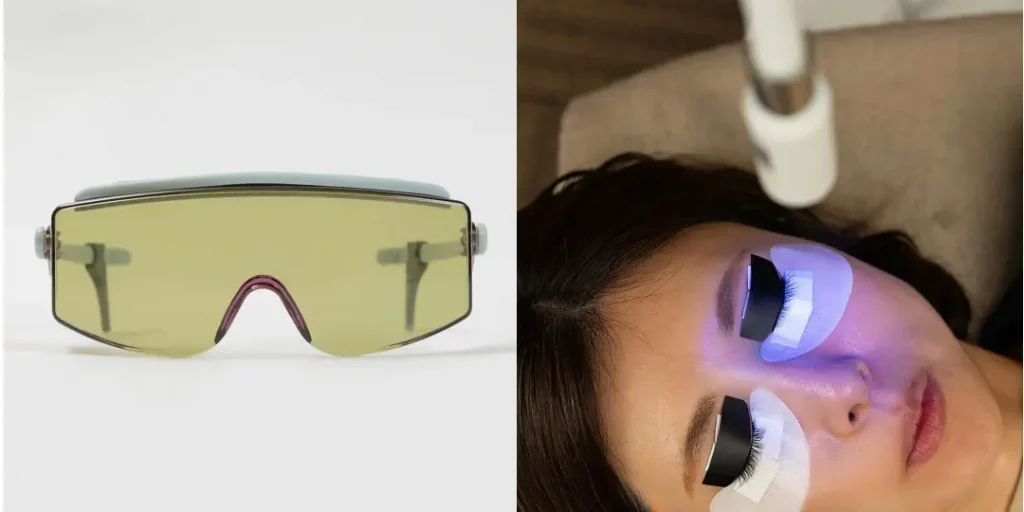 ブルーライト99.9%カットの松風LED専用アイプロテクトグラス(保護メガネ)と松風LED UVプロテクトアイパッチシート