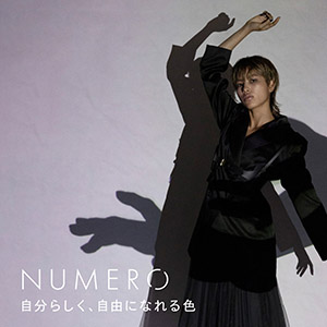 NUMEROフラットラッシュ マットカラー/アンティークアイアン 長さMIXシート Jカール7