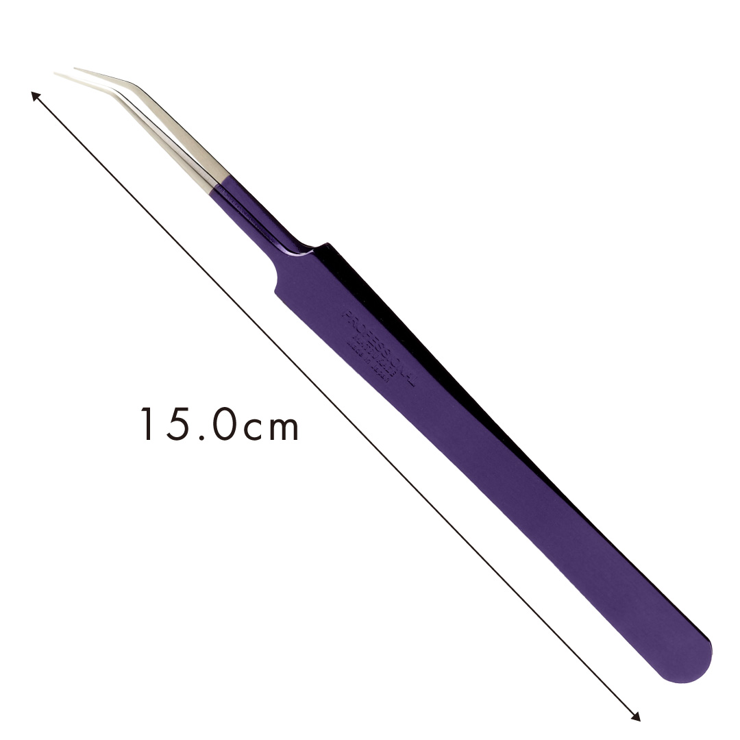 ■江戸紫■カラーコーティング日本製ステンレスツイーザー(type-j)2