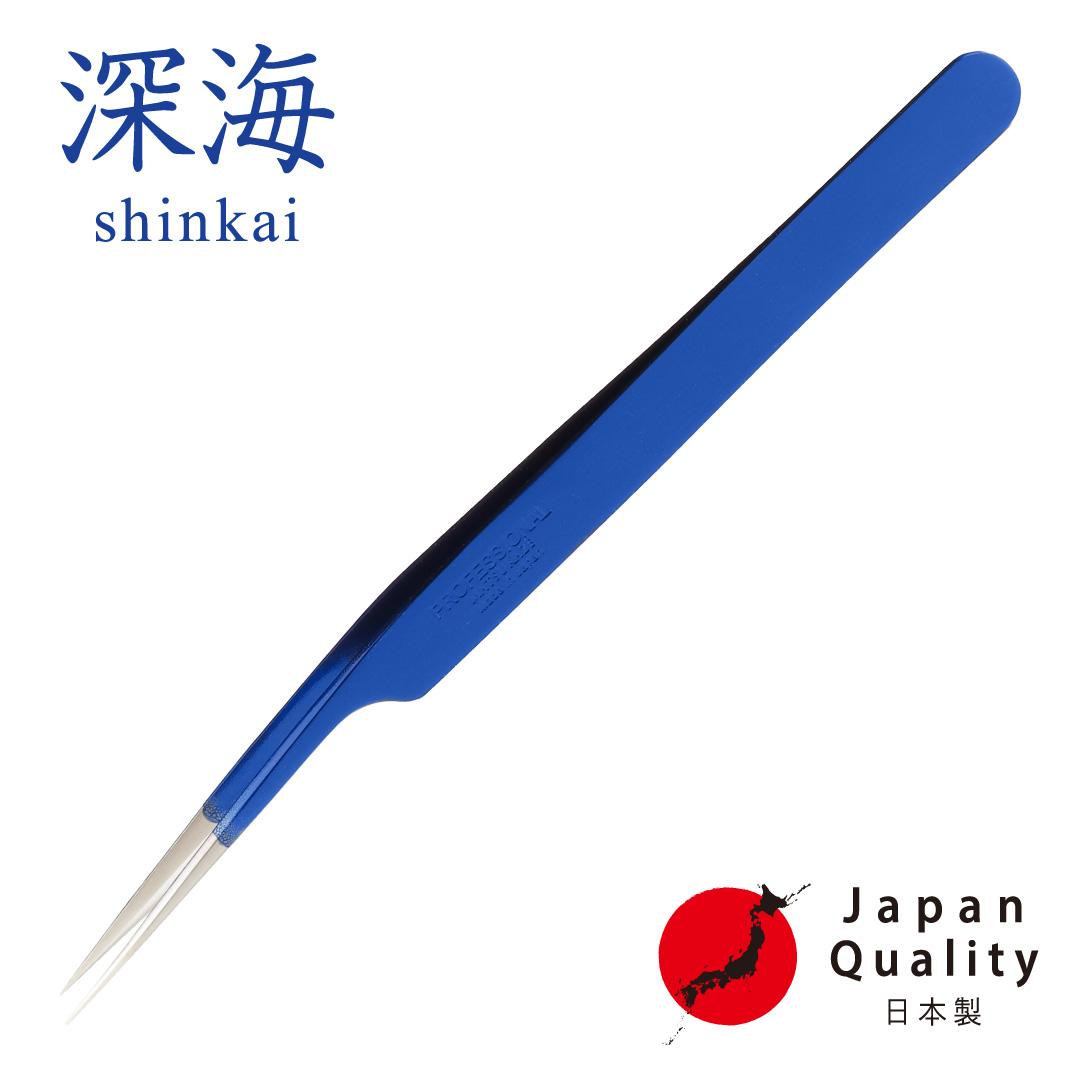 【深海】ツイーザー(type-a) / 日本製カラーコーティング〈全長14.9cm〉1