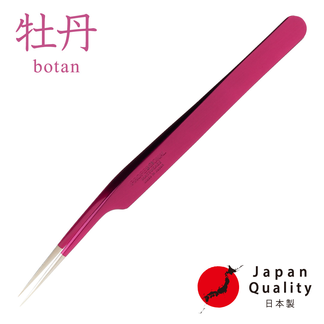 【牡丹】ツイーザー(type-a) / 日本製カラーコーティング〈全長14.9cm〉1