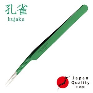 【孔雀】ツイーザー(type-a) / 日本製カラーコーティング〈全長14.9cm〉1