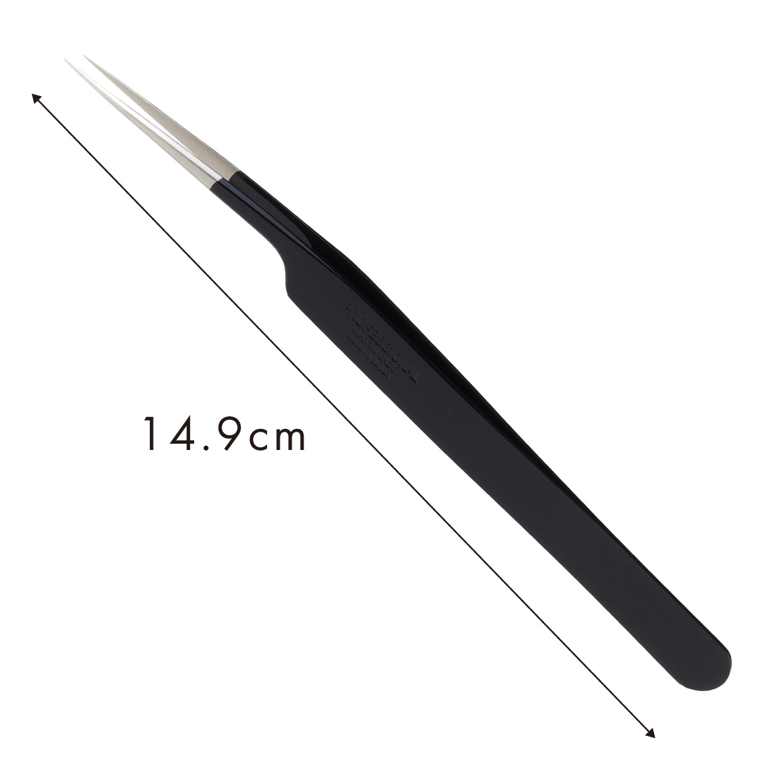 【漆黒】ツイーザー(type-a) / 日本製カラーコーティング〈全長14.9cm〉2