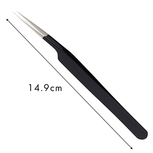 【漆黒】ツイーザー(type-a) / 日本製カラーコーティング〈全長14.9cm〉2