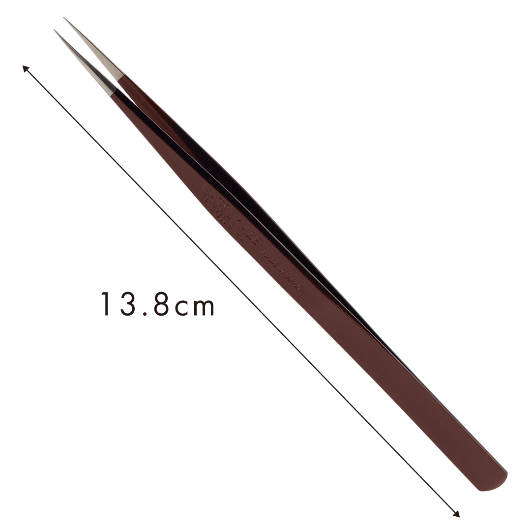 【鈴しろ】ツイーザー(type-n.slim) / 日本製カラーコーティング〈全長13.8cm〉2