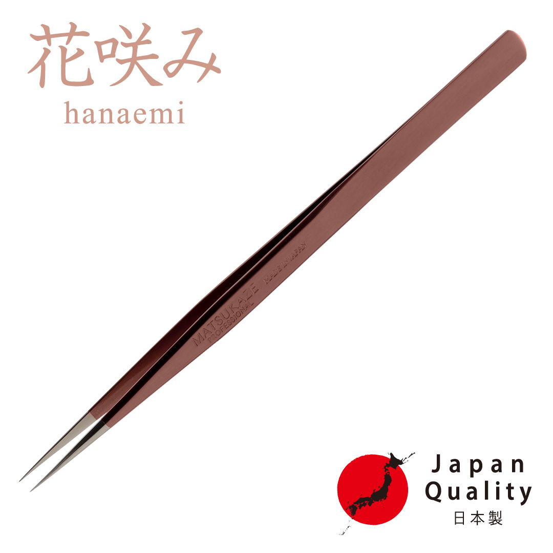 【花咲み】ツイーザー(type-n.slim) / 日本製カラーコーティング〈全長13.8cm〉1