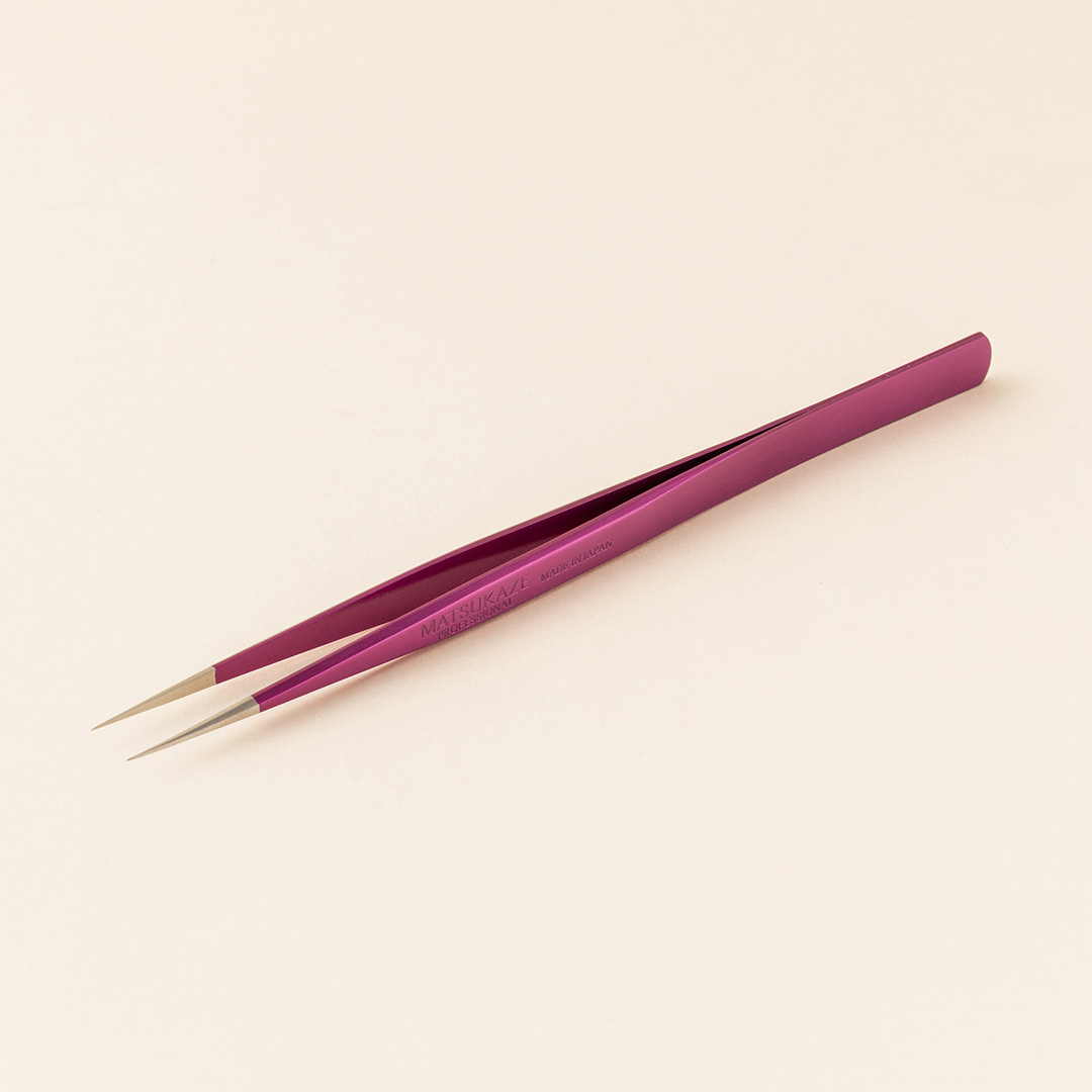 【牡丹】ツイーザー(type-n.slim) / 日本製カラーコーティング〈全長13.8cm〉