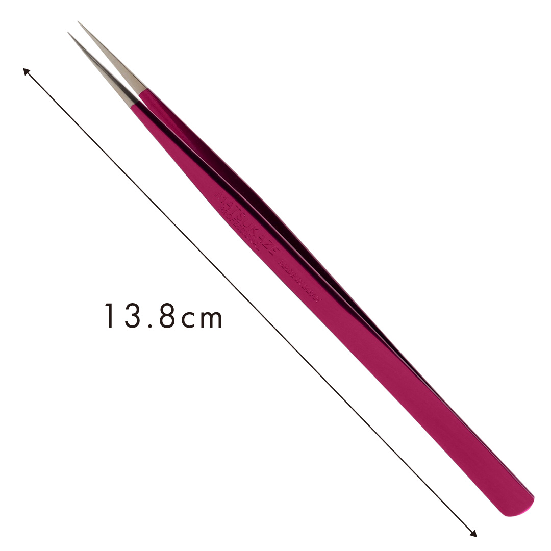 【牡丹】ツイーザー(type-n.slim) / 日本製カラーコーティング〈全長13.8cm〉2
