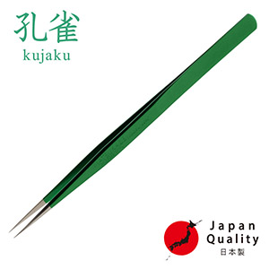 【孔雀】ツイーザー(type-n.slim) / 日本製カラーコーティング〈全長13.8cm〉1
