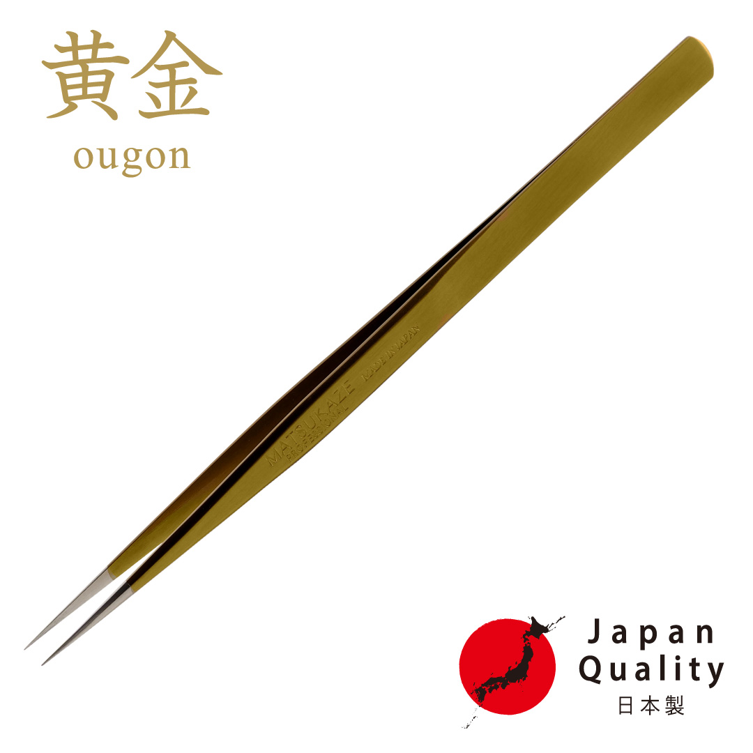 【黄金】ツイーザー(type-n.slim) / 日本製カラーコーティング〈全長13.8cm〉1