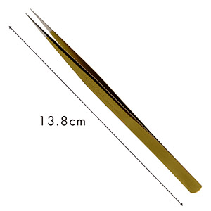 【黄金】ツイーザー(type-n.slim) / 日本製カラーコーティング〈全長13.8cm〉2