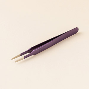 ■江戸紫■カラーコーティング日本製ステンレスツイーザー(type-T)