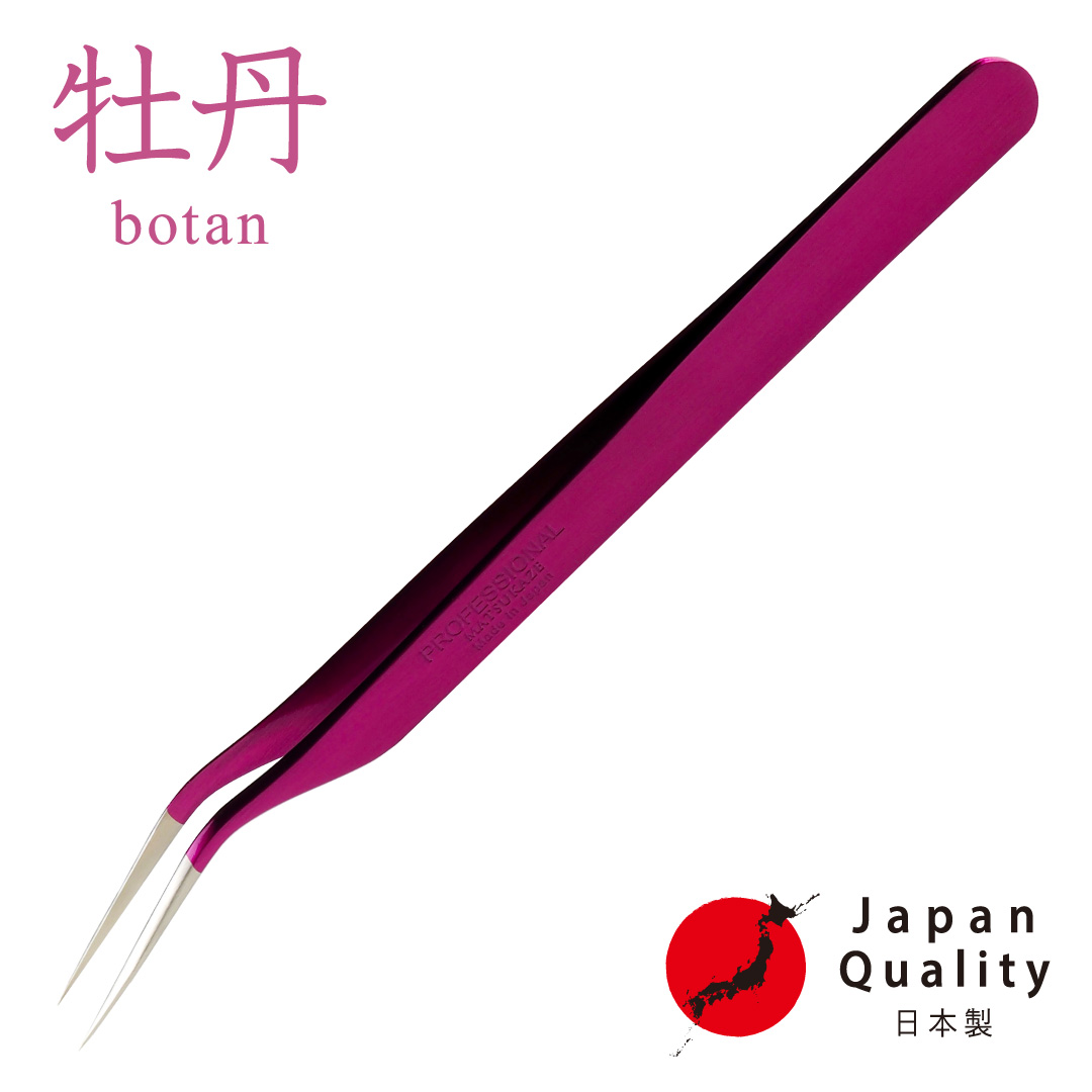 【牡丹】ツイーザー(type-s) / 日本製カラーコーティング〈全長12.5cm〉1