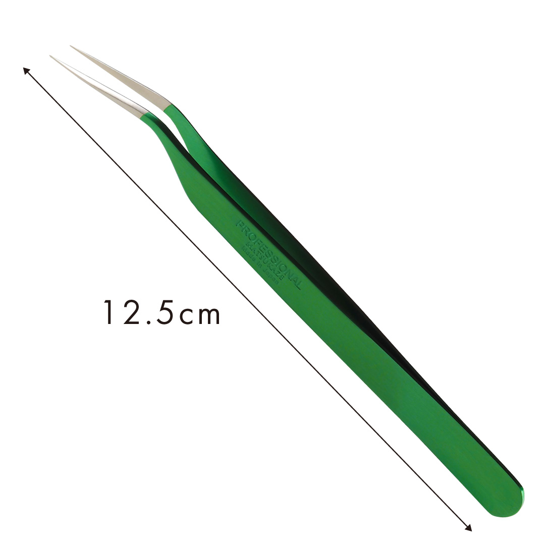 【孔雀】ツイーザー(type-s) / 日本製カラーコーティング〈全長12.5cm〉2