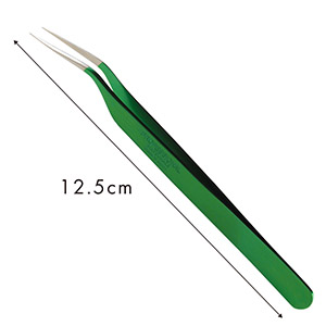 【孔雀】ツイーザー(type-s) / 日本製カラーコーティング〈全長12.5cm〉2