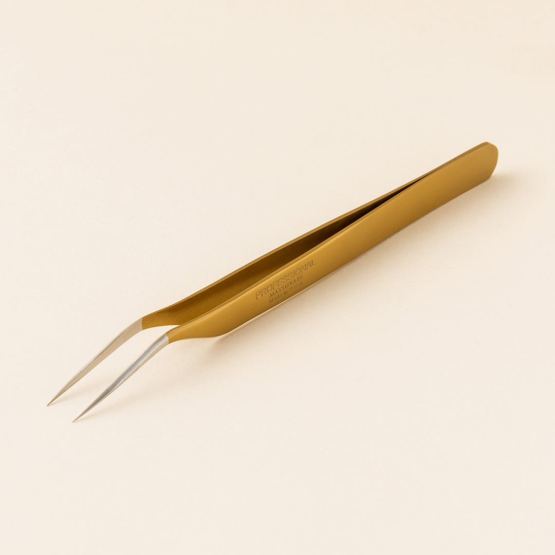 【黄金】ツイーザー(type-s) / 日本製カラーコーティング〈全長12.5cm〉