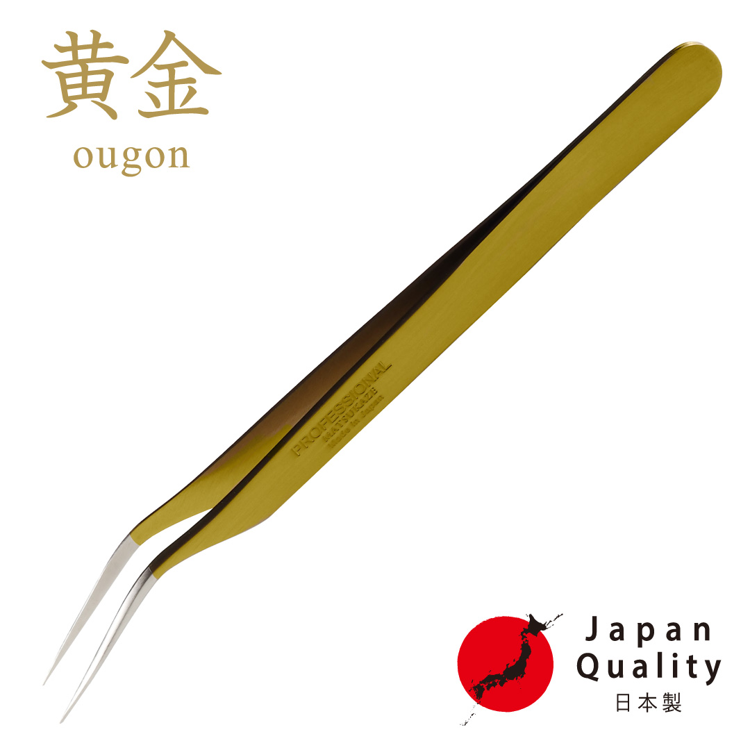 【黄金】ツイーザー(type-s) / 日本製カラーコーティング〈全長12.5cm〉1