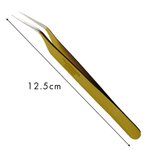 【黄金】ツイーザー(type-s) / 日本製カラーコーティング〈全長12.5cm〉2
