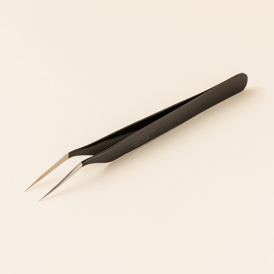 【漆黒】ツイーザー(type-s) / 日本製カラーコーティング〈全長12.5cm〉