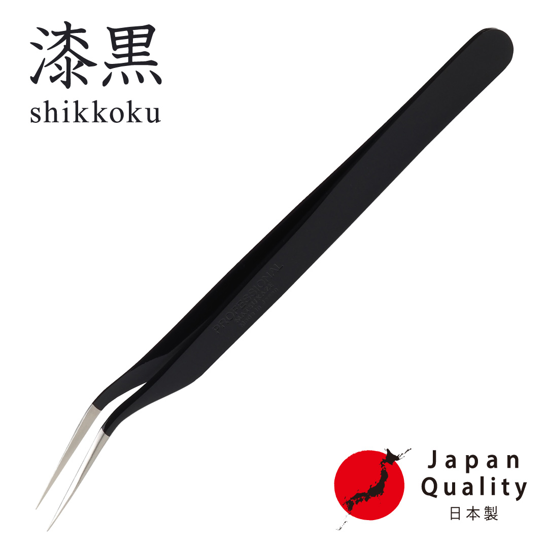 【漆黒】ツイーザー(type-s) / 日本製カラーコーティング〈全長12.5cm〉1