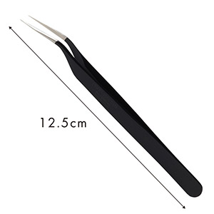 【漆黒】ツイーザー(type-s) / 日本製カラーコーティング〈全長12.5cm〉2