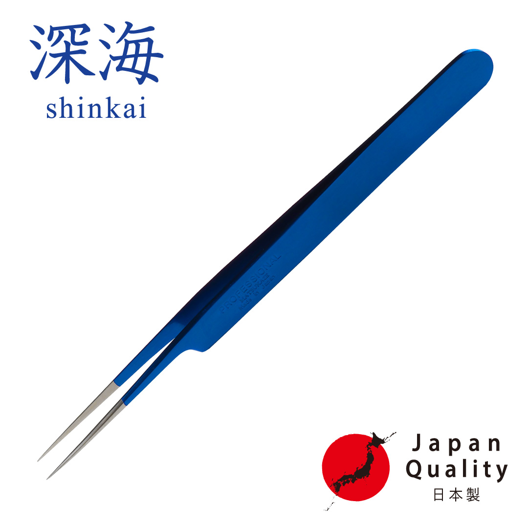 【深海】ツイーザー(type-a) / 日本製カラーコーティング〈全長12.5cm〉1