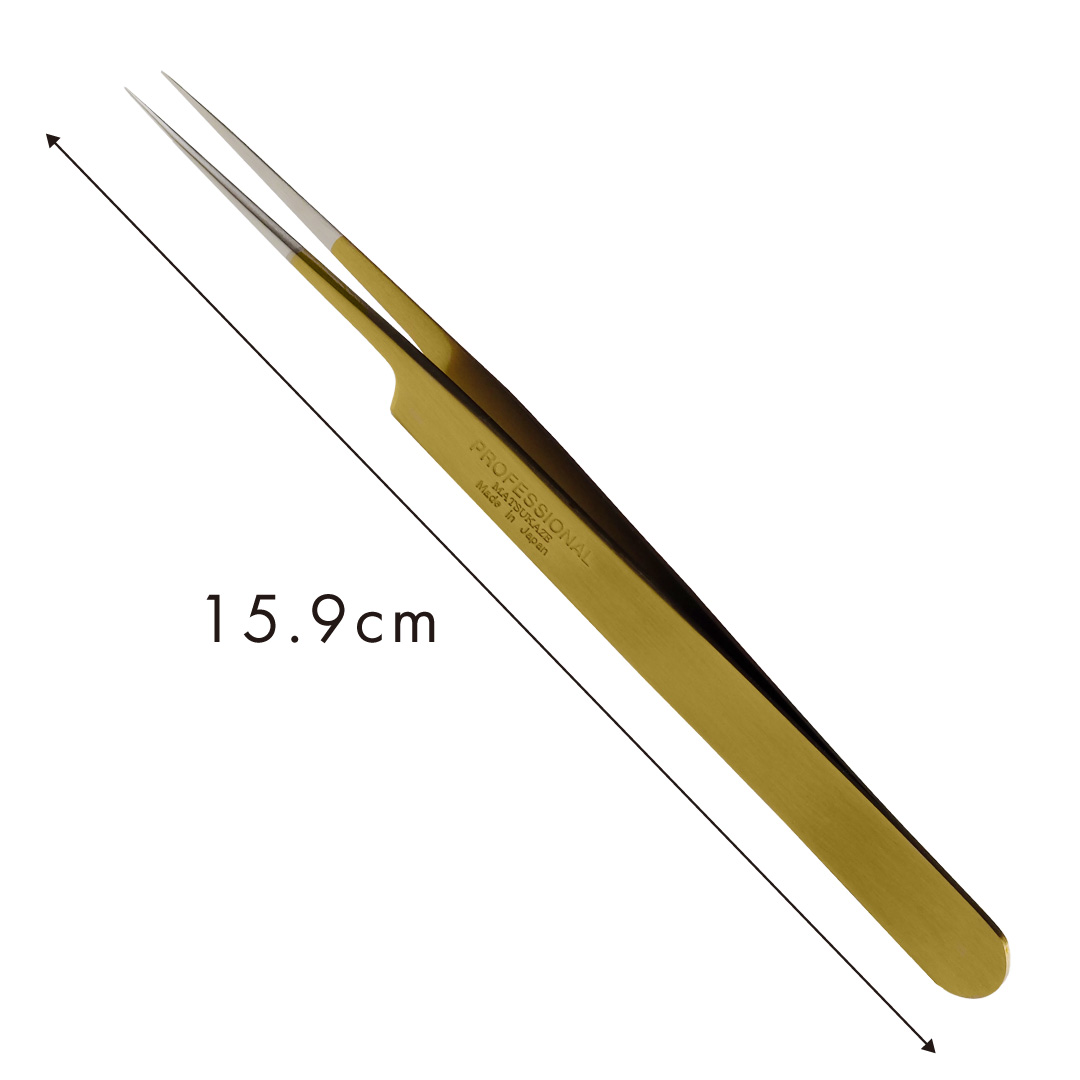 【黄金】ツイーザー(type-a) / 日本製カラーコーティング〈全長12.5cm〉2