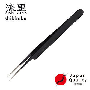 【漆黒】ツイーザー(type-a) / 日本製カラーコーティング〈全長12.5cm〉1