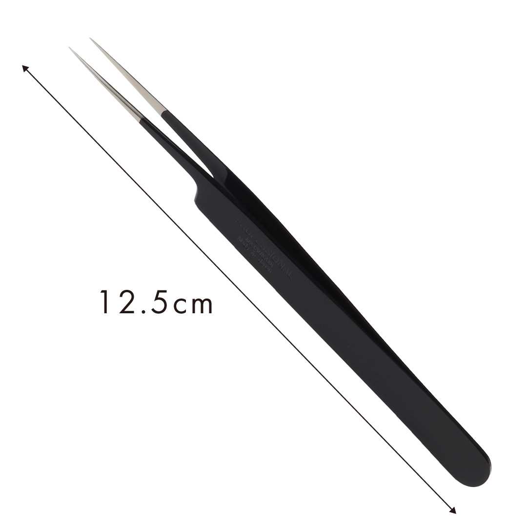 【漆黒】ツイーザー(type-a) / 日本製カラーコーティング〈全長12.5cm〉2