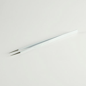 【白】ツイーザー(type-n.slim) / 日本製カラーコーティング〈全長13.8cm〉1
