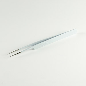 【白】ツイーザー(type-a) / 日本製カラーコーティング〈全長12.5cm〉1
