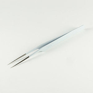 【白】ツイーザー(type-a) / 日本製カラーコーティング〈全長15.9cm〉1
