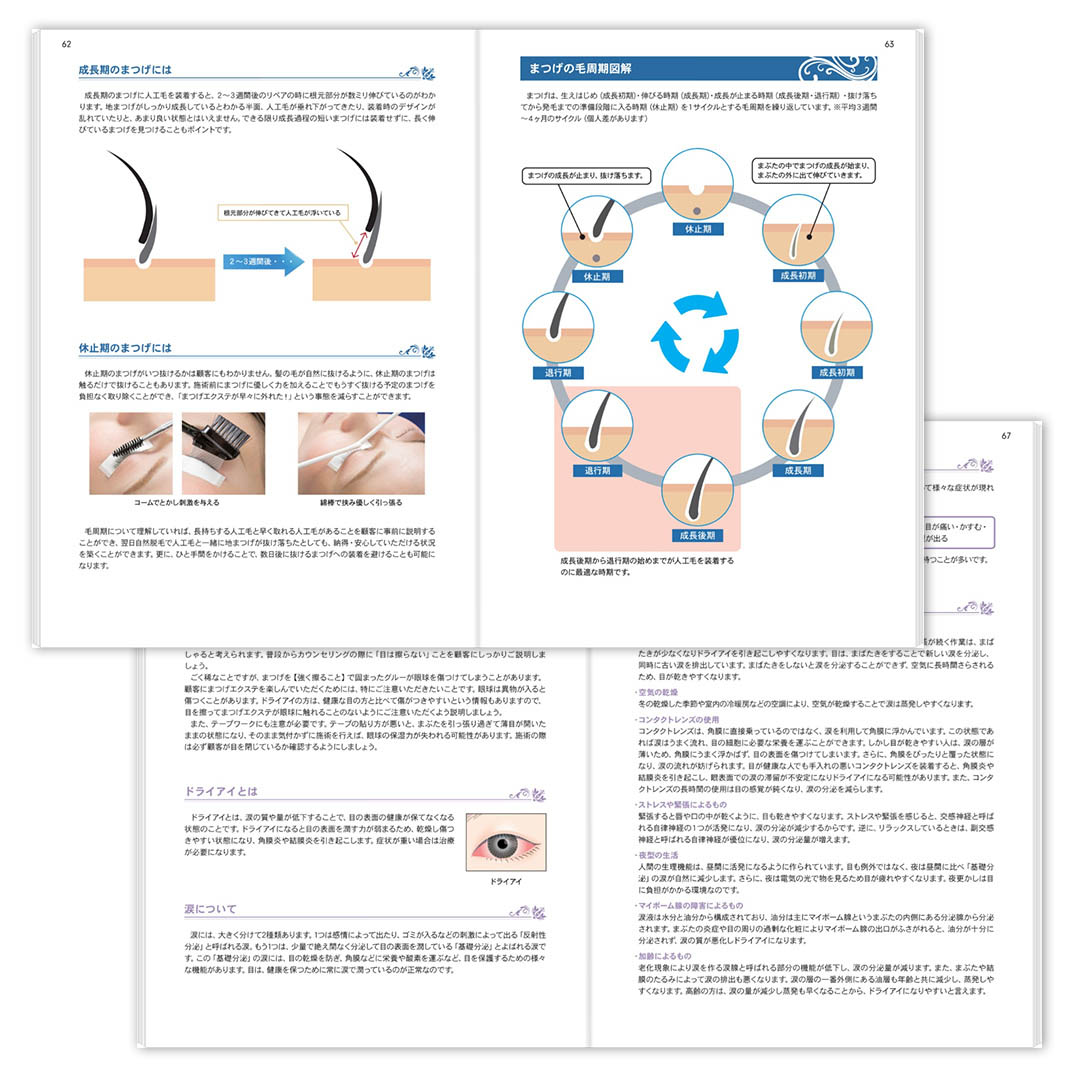 松風テキスト冊子【まつげエクステ技術者養成基礎講座】5