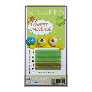 NUMEROフラットラッシュスーパーマット/ジェントルグリーン&モードカーキ2色MIX1