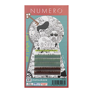 NUMEROフラットラッシュスーパーマット/ブリスグリーン&レッドブラック2色MIX1