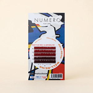 NUMEROフラットラッシュスーパーマット/ポジティブレッド&レピドライト2色MIX