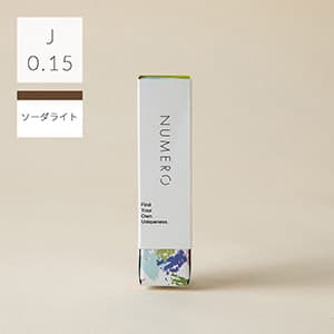 1列シート◆NUMEROフラットラッシュ カラー/ソーダライト Jカール 太さ0.15mm