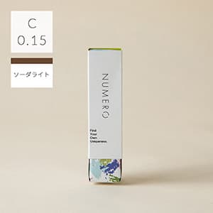 1列シート◆NUMEROフラットラッシュ カラー/ソーダライト Cカール 太さ0.15mm