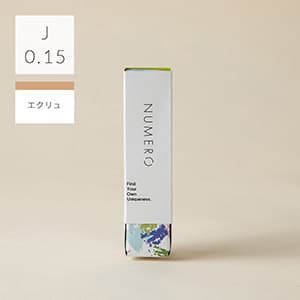 1列シート◆NUMEROフラットラッシュ カラー/エクリュ Jカール 太さ0.15mm 7mm