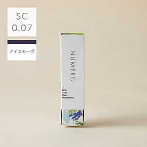 1列シート◆NUMEROボリュームラッシュ/アイスモーヴ SCカール 太さ0.07mm