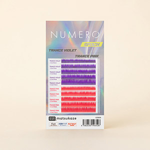 NUMEROフラットラッシュマットカラー/トランスヴァイオレット&トランスピンク2色MIX
