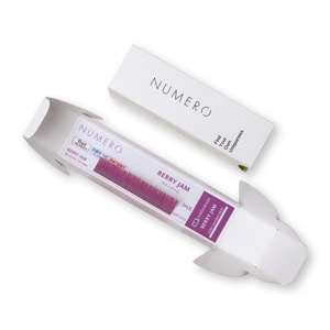 1列シート◆NUMEROフラットラッシュ マットカラー/ベリージャム Jカール 太さ0.15mm 7mm1