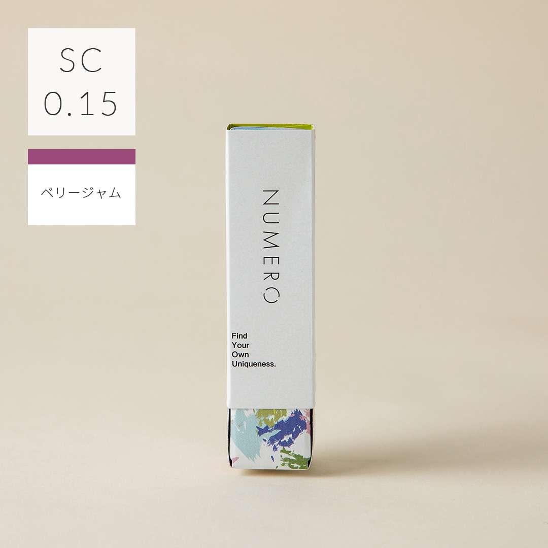 1列シート◆NUMEROフラットラッシュ マットカラー/ベリージャム SCカール 太さ0.15mm 7mm