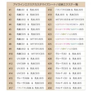 【限定販売】アイラインエクステカスタマイズシート#12