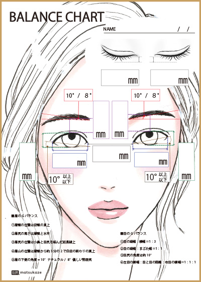 フェイスバランスカウンセリングシート